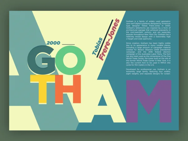 Download font Gotham miễn phí đẹp và mới nhất dành riêng cho dân thiết kế