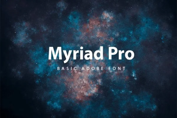 Download 50+ font Myriad Pro đẹp và mới nhất dành riêng cho dân thiết kế