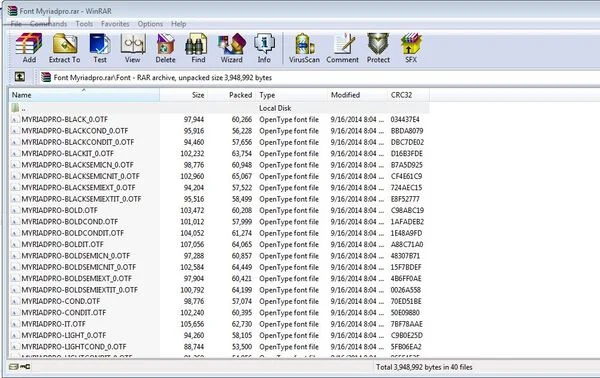 Download 50+ font Myriad Pro đẹp và mới nhất dành riêng cho dân thiết kế