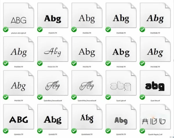 Download miễn phí bộ hơn 2000 font Việt hóa đẹp tuyệt vời cho thiết kế