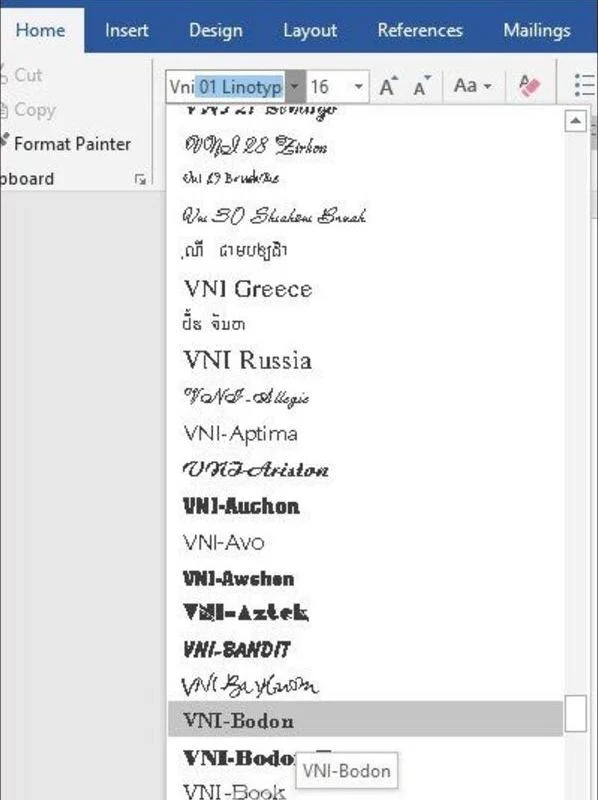 Download font VNI full đẹp và mới nhất năm 2021