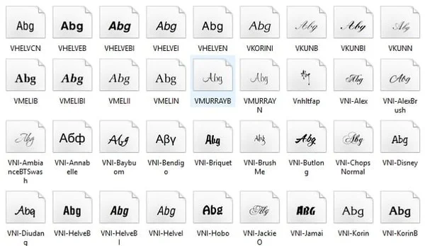Download font VNI full đẹp và mới nhất năm 2021