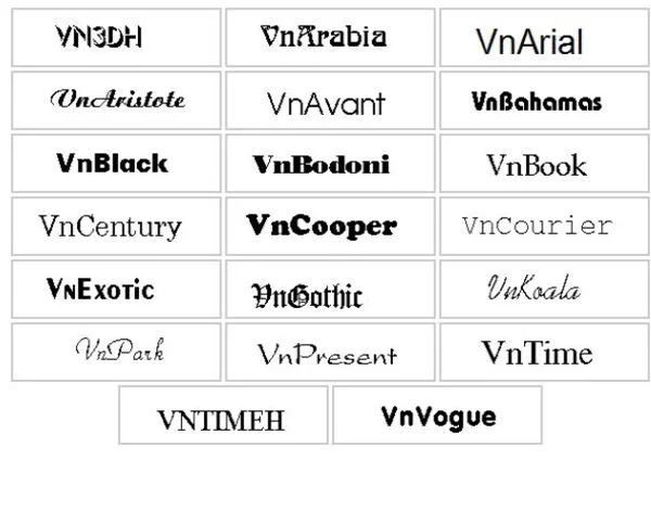 Tải font VNTime miễn phí đẹp và mới nhất năm 2021