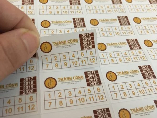 Tổng hợp các loại giấy in tem bảo hành phổ biến nhất hiện nay