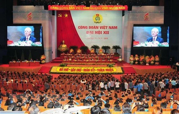 Công đoàn Việt Nam đại hội XII  