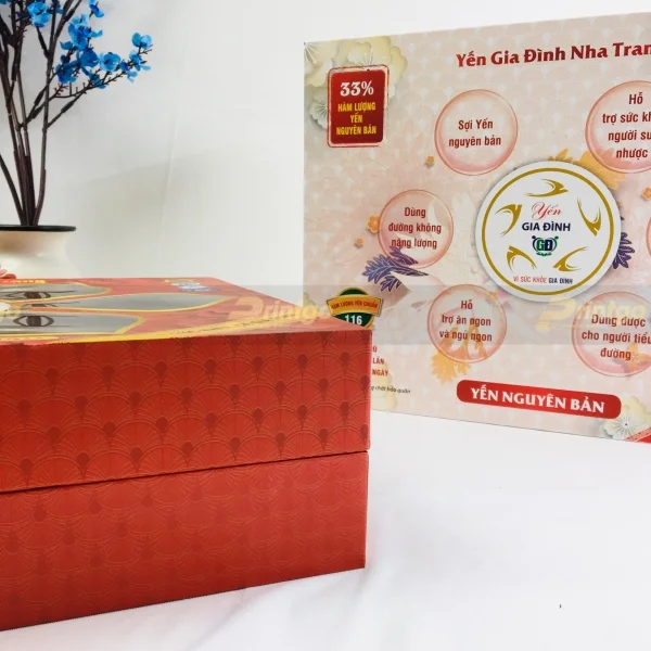 Printgo x Yến Gia Đình: Thiết kế và in ấn hộp đựng yến sào xứng tầm sản phẩm cao cấp