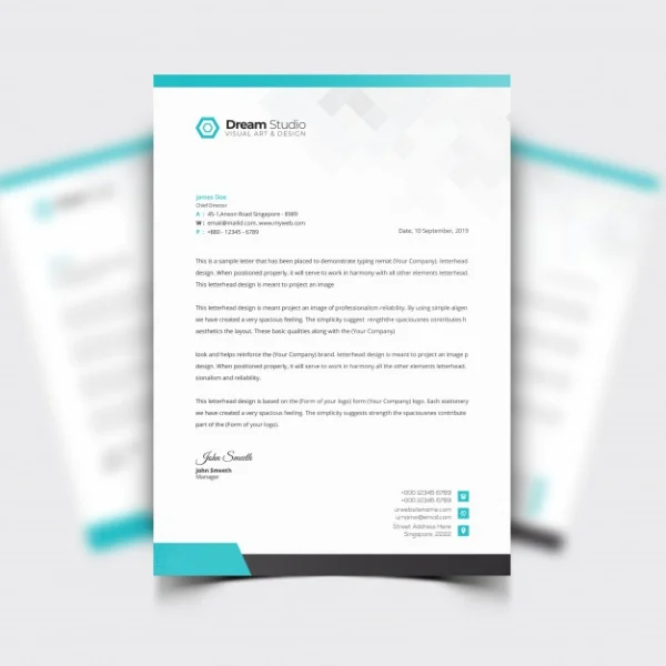 Tìm hiểu kích thước letterhead tiêu chuẩn hiện nay
