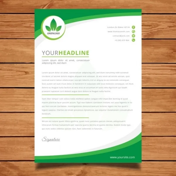 Tìm hiểu kích thước letterhead tiêu chuẩn hiện nay