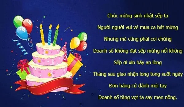 Top 50+ lời chúc sinh nhật sếp ấn tượng, độc đáo mà bạn đang cần