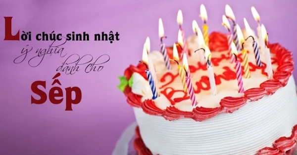 Top 50+ lời chúc sinh nhật sếp ấn tượng, độc đáo mà bạn đang cần