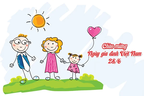  Top 20+ mẫu thiệp chúc mừng ngày Gia đình Việt Nam đẹp
