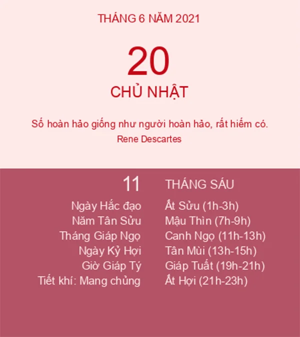 Ngày 20 tháng 6 là ngày gì? Ý nghĩa của ngày 20 tháng 6