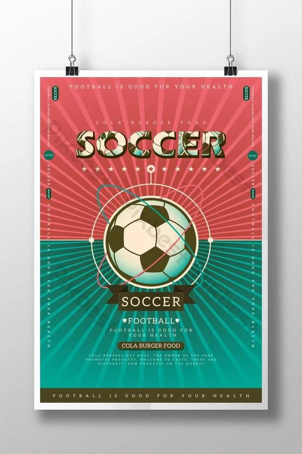 TOP 30+ mẫu thiết kế poster bóng đá đẹp và ấn tượng nhất hiện nay