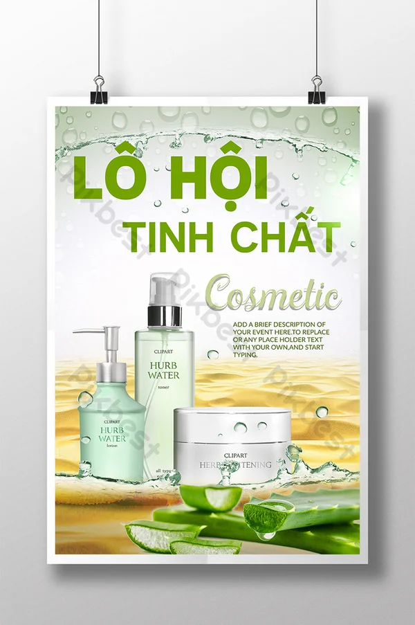 TOP 30+ poster quảng cáo mỹ phẩm đẹp và thu hút nhất hiện nay