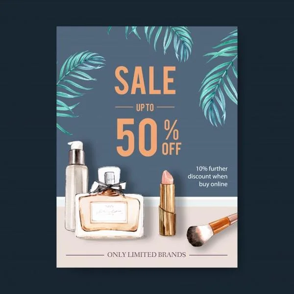 TOP 30+ poster quảng cáo mỹ phẩm đẹp và thu hút nhất hiện nay