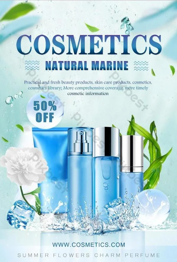 TOP 30+ poster quảng cáo mỹ phẩm đẹp và thu hút nhất hiện nay