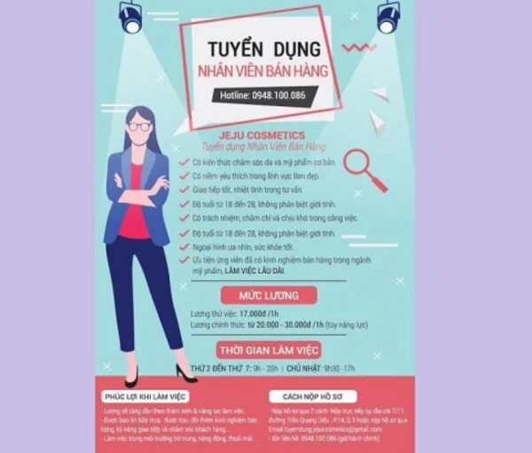 Tổng hợp các mẫu poster tuyển dụng đẹp, đẳng cấp, chuyên nghiệp nhất hiện nay