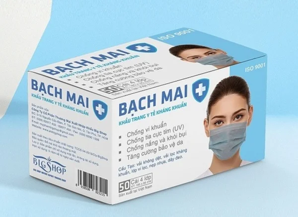 The best address to print face mask paper packaging boxes in Vietnam