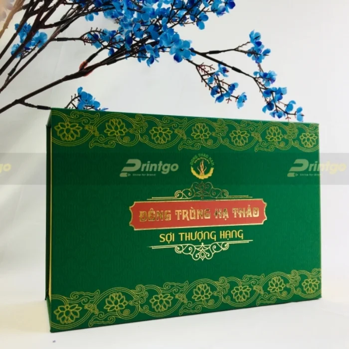 Printgo x Đông Thảo Nam: Trọn bộ bao bì cao cấp cho sản phẩm Đông trùng hạ thảo 