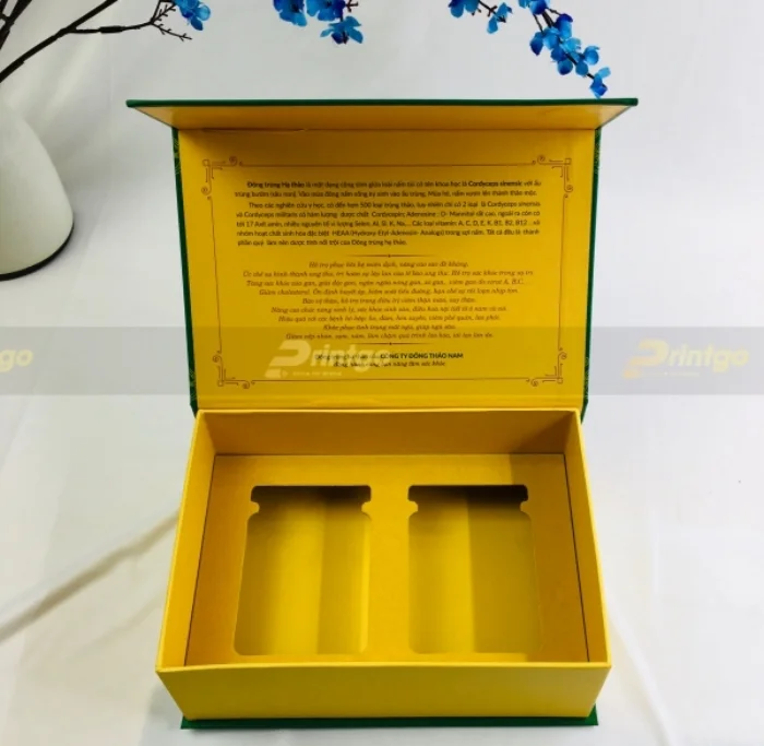 Printgo x Đông Thảo Nam: Trọn bộ bao bì cao cấp cho sản phẩm Đông trùng hạ thảo 