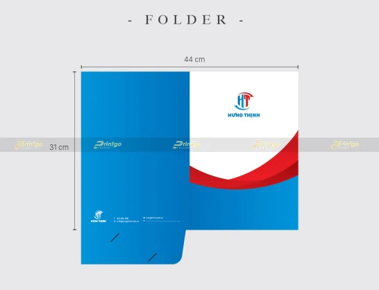 Printgo x Hưng Thịnh: Thiết kế logo thương hiệu và bộ ấn phẩm văn phòng chuyên nghiệp, sang trọng