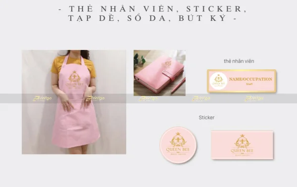 Printgo x Queen Bee: Thiết kế bộ nhận diện thương hiệu đột phá trong ngành thẩm mỹ, spa