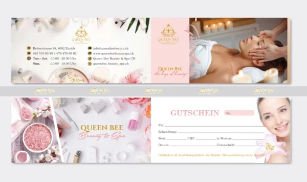Printgo x Queen Bee: Thiết kế bộ nhận diện thương hiệu đột phá trong ngành thẩm mỹ, spa