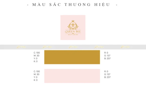 Printgo x Queen Bee: Thiết kế bộ nhận diện thương hiệu đột phá trong ngành thẩm mỹ, spa