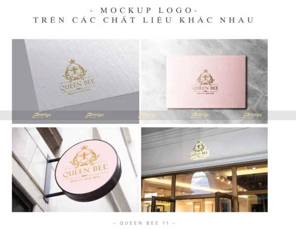 Printgo x Queen Bee: Thiết kế bộ nhận diện thương hiệu đột phá trong ngành thẩm mỹ, spa