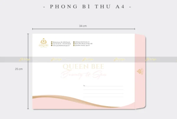 Printgo x Queen Bee: Thiết kế bộ nhận diện thương hiệu đột phá trong ngành thẩm mỹ, spa