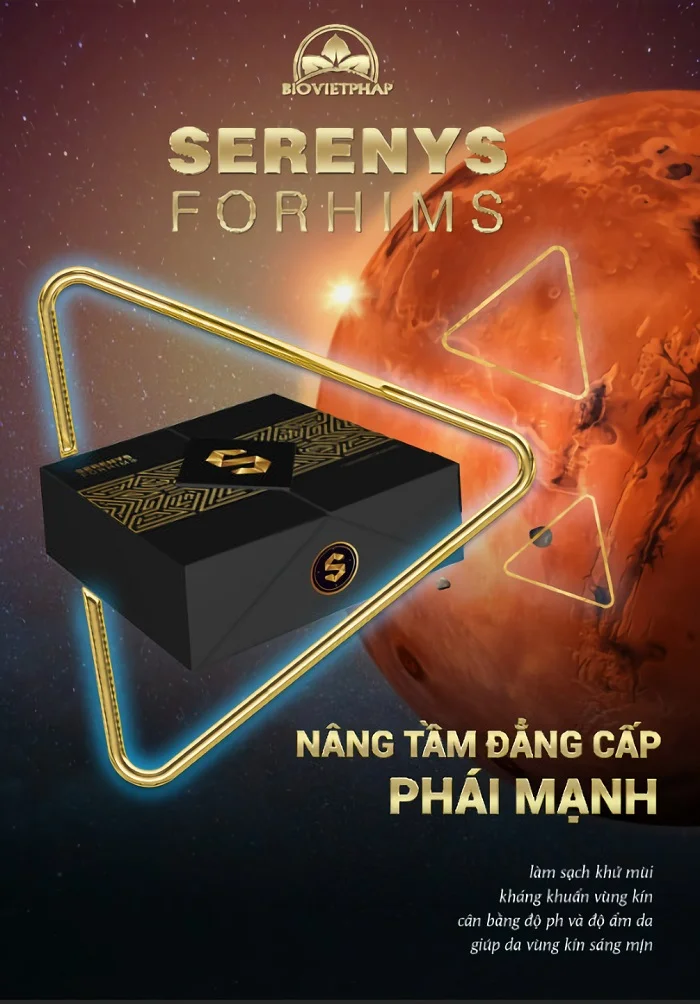 Printgo x Serenys: Thiết kế và in hộp đựng sản phẩm sinh lý nam cao cấp