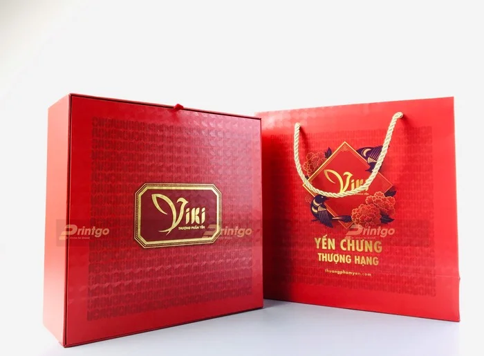 Printgo x Viki: Thiết kế và in ấn sản phẩm hộp đựng yến chưng cao cấp