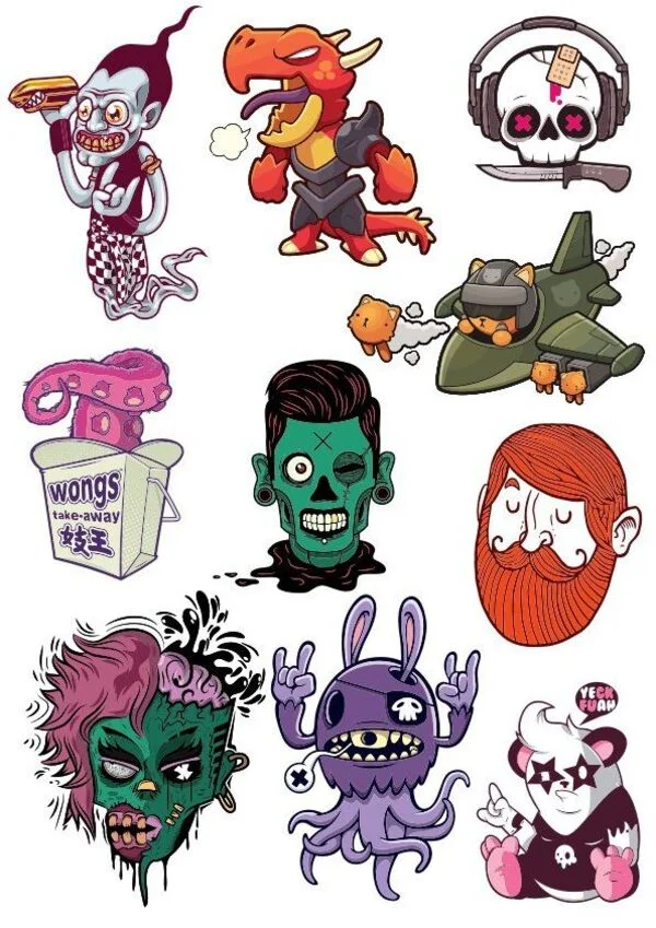 Sticker là gì? Ưu điểm và ứng dụng của sticker trong quảng cáo Sticker dán quần áo