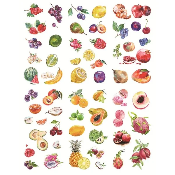 Sticker là gì? Ưu điểm và ứng dụng của sticker trong quảng cáo Sticker trái cây