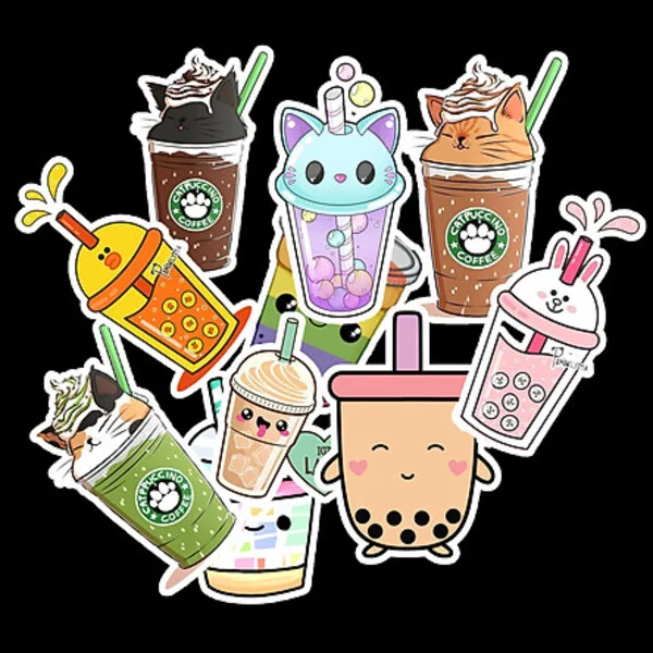 Sticker là gì? Ưu điểm và ứng dụng của sticker trong quảng cáo Sticker trà sữa