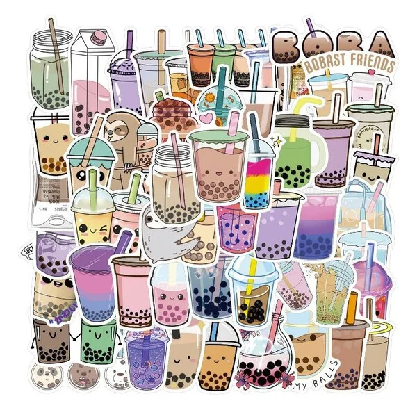 Sticker là gì? Ưu điểm và ứng dụng của sticker trong quảng cáo Sticker trà sữa