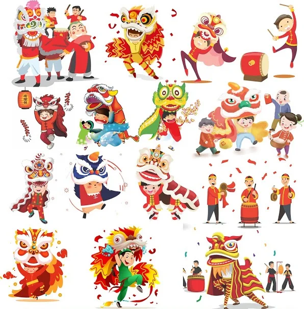 Download miễn phí chọn bộ File múa lân Vector, PDF mới nhất hiện nay