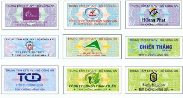 Các loại tem đơn công nghệ hiện nay: tem chống giả công nghệ nước, nhiệt, phát sáng