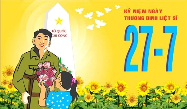 ​Tranh cổ động ngày thương binh liệt sĩ 27/7 ấn tượng nhất