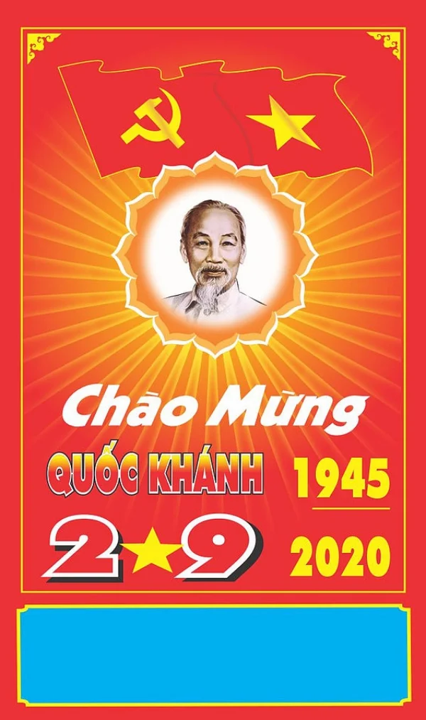 Bộ tranh cổ động 2/9 chào mừng ngày Quốc khánh file vector