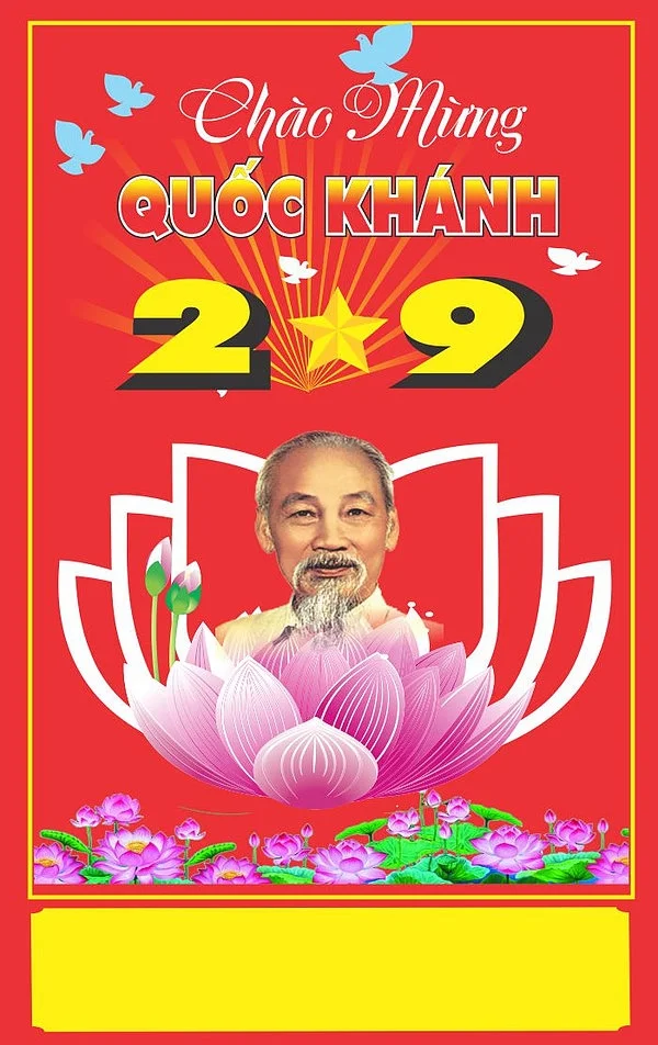 Download miễn phí file Vector tranh tuyên truyền cổ động Quốc Khánh 2-9