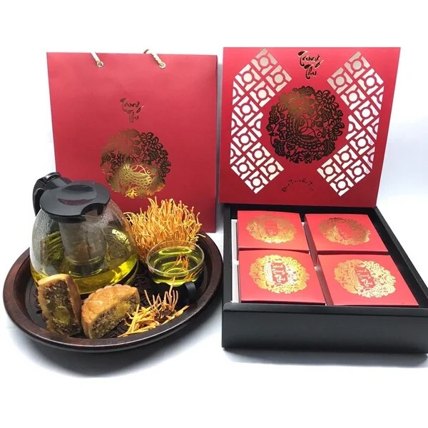 Địa chỉ thiết kế và in hộp bánh Trung Thu đông trùng hạ thảo chuyên nghiệp và chất lượng nhất Việt Nam