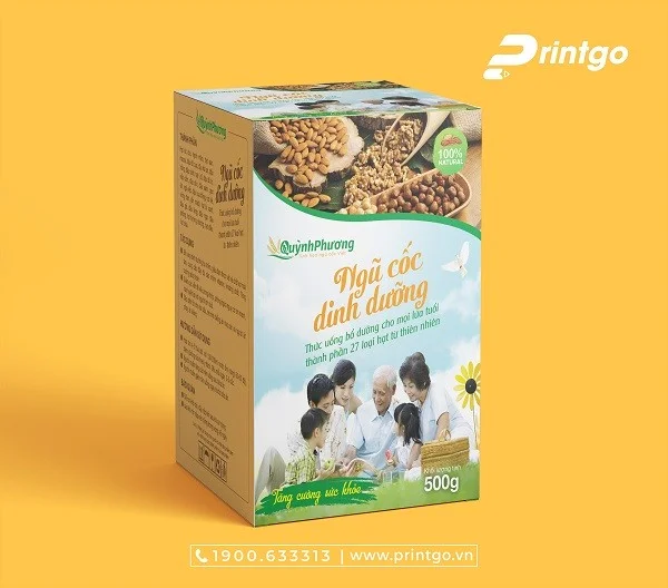 Hộp giấy mềm ngũ cốc Quỳnh Phương
