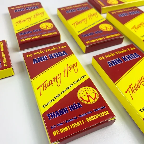 Hộp giấy mềm đựng thuốc lào Thanh Hóa