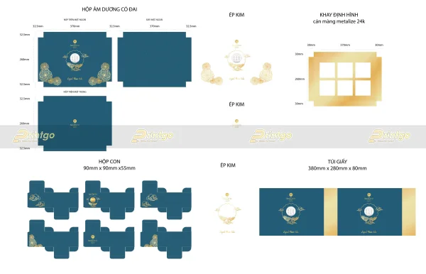 Printgo x Manoir Des Arts: Chiêm ngưỡng BST Hộp bánh trung thu sang chảnh và độc đáo