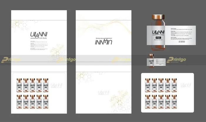 Printgo x Ulanni: Thiết kế và in hộp giấy đựng mỹ phẩm cao cấp, sang trọng