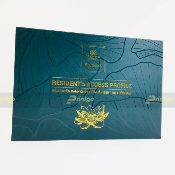 Printgo x Vườn Vua resort & villas: Hộp đựng sổ hồng biệt thự nghỉ dưỡng đẳng cấp 5 sao
