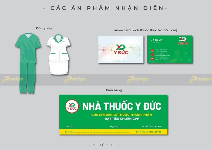 Printgo x Y Đức: Xây dựng bộ nhận diện thương hiệu ấn tượng, chuyên nghiệp và ý nghĩa cho ngành dược