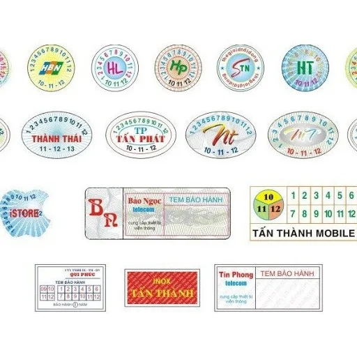 Ưu điểm của việc in tem bảo hành