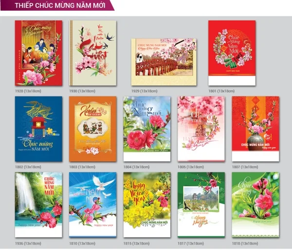 Địa chỉ in thiệp chúc tết 2022 độc đáo, ấn tượng trên toàn quốc